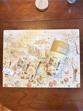 Primitives by Kathy Fall Days 500 Piece Puzzle Watercolor